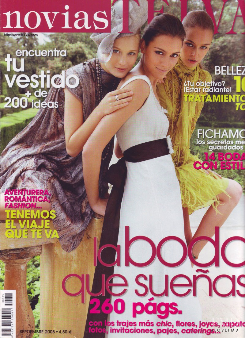  featured on the Telva Novias cover from September 2008