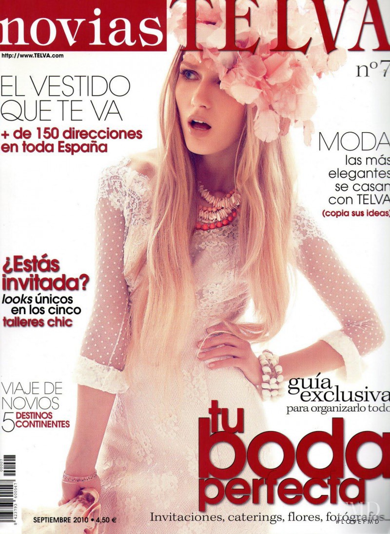  featured on the Telva Novias cover from September 2010