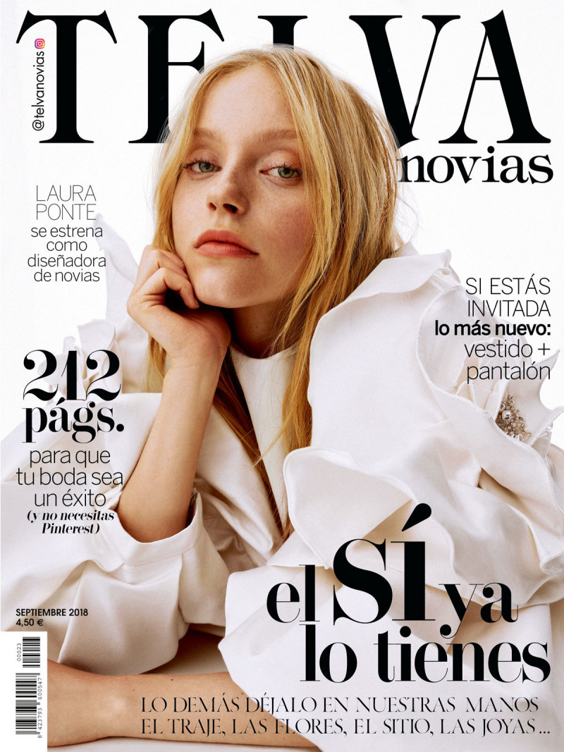 featured on the Telva Novias cover from September 2018