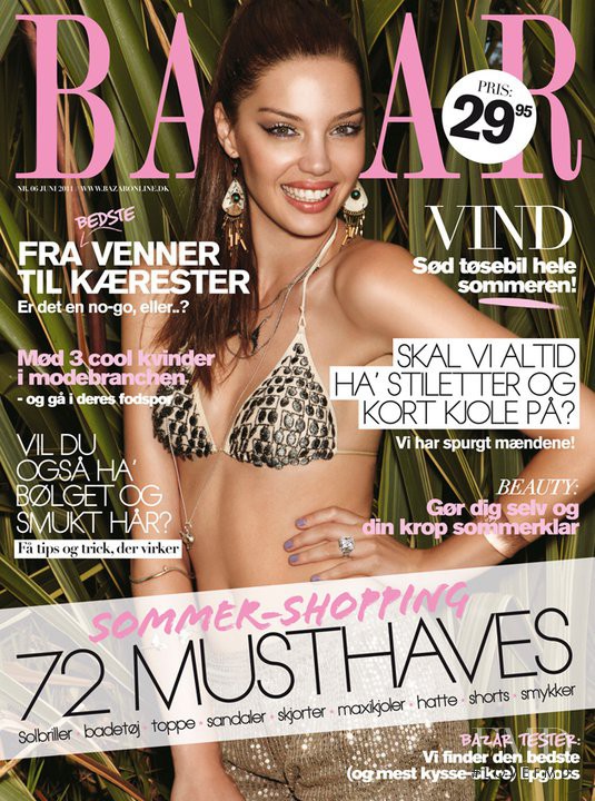 Charie Botha featured on the Bazar cover from June 2011