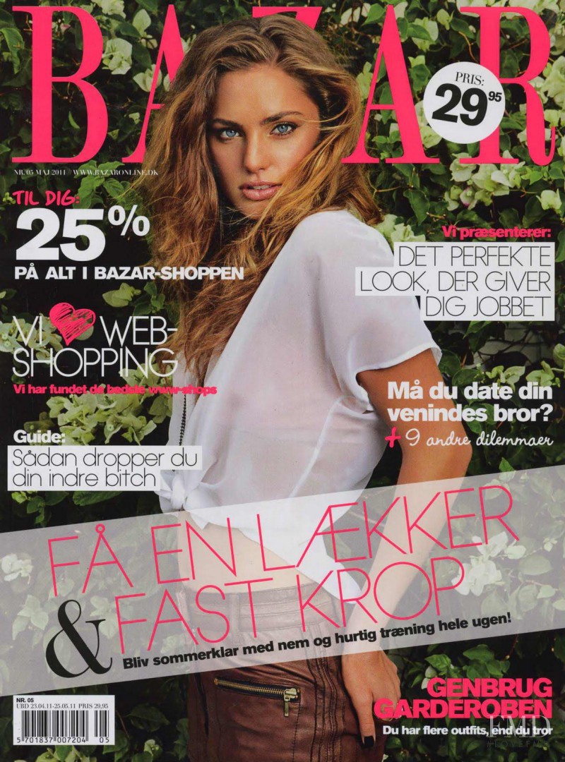 Marinet Matthee featured on the Bazar cover from May 2011