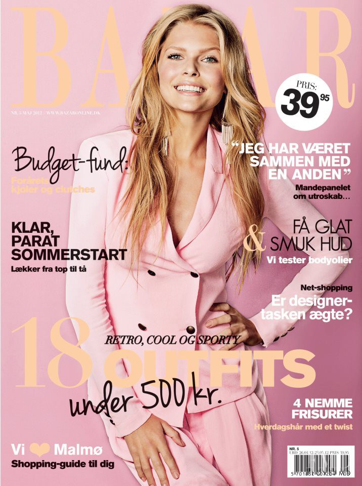 Mathilda Jansson featured on the Bazar cover from May 2012