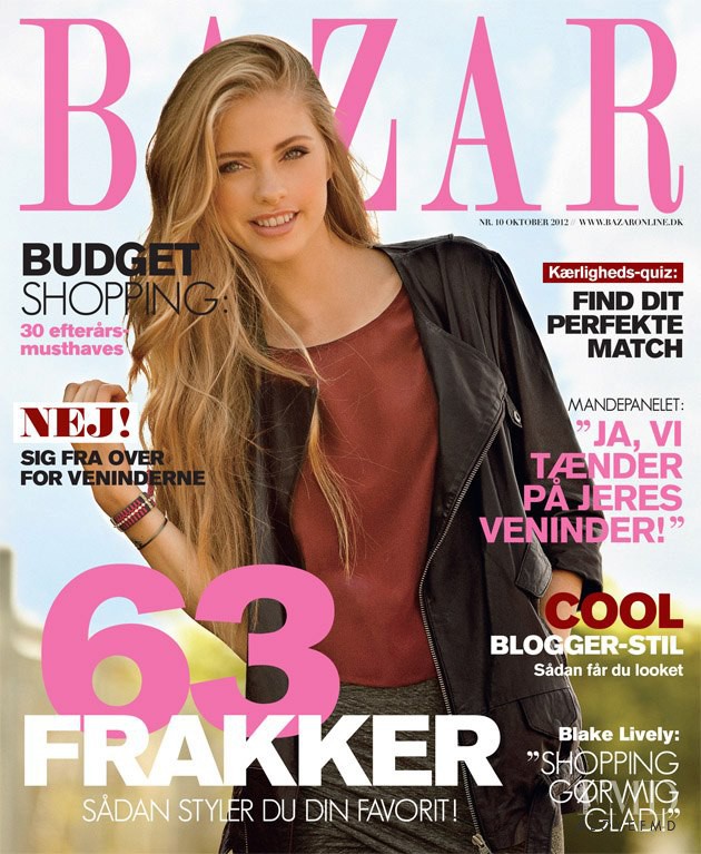 Nanna B  featured on the Bazar cover from October 2012
