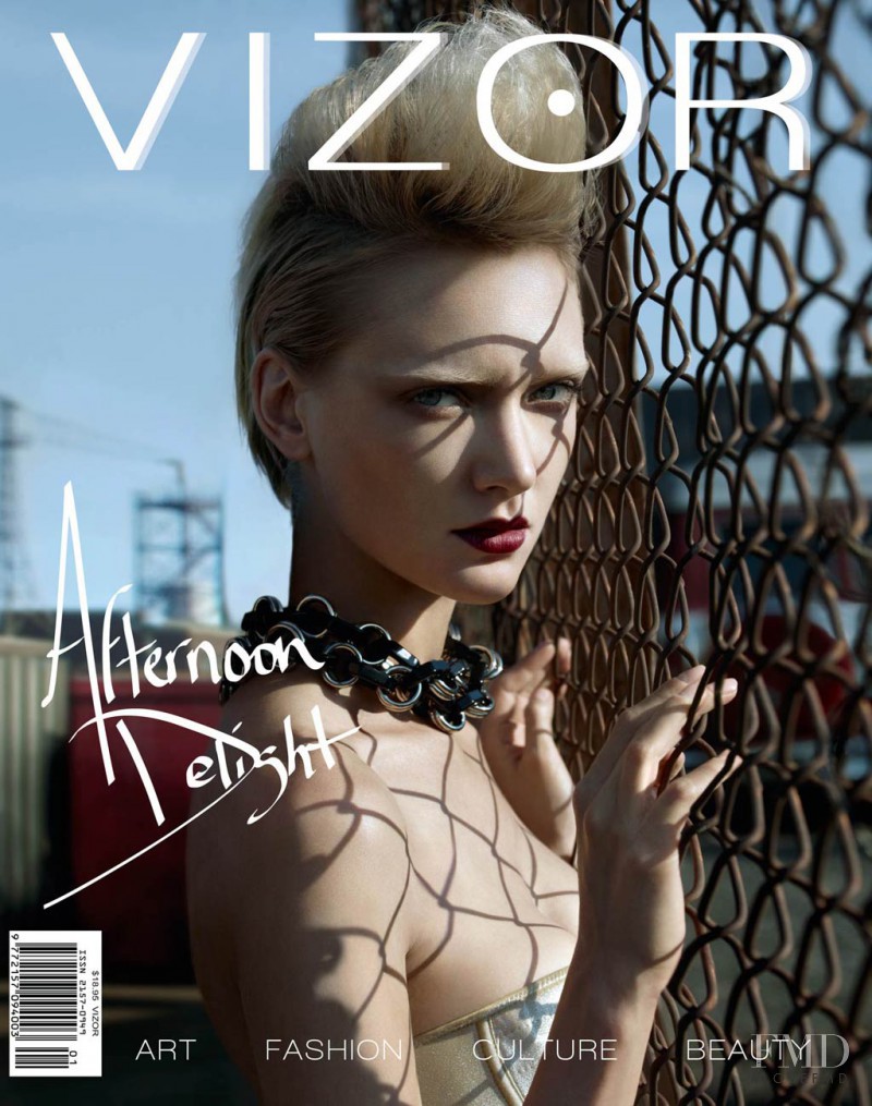 Sveta Utkina featured on the Vizor cover from February 2011