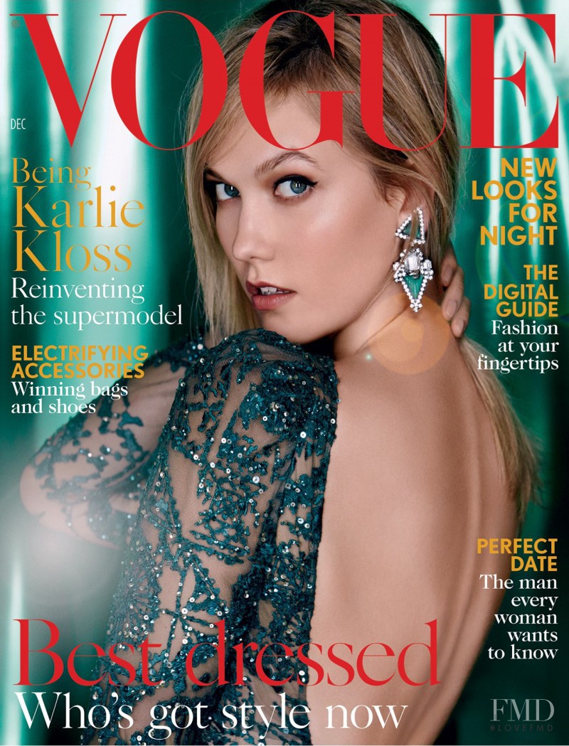 Karlie Kloss featured on the Vogue Ukraine cover from December 2015