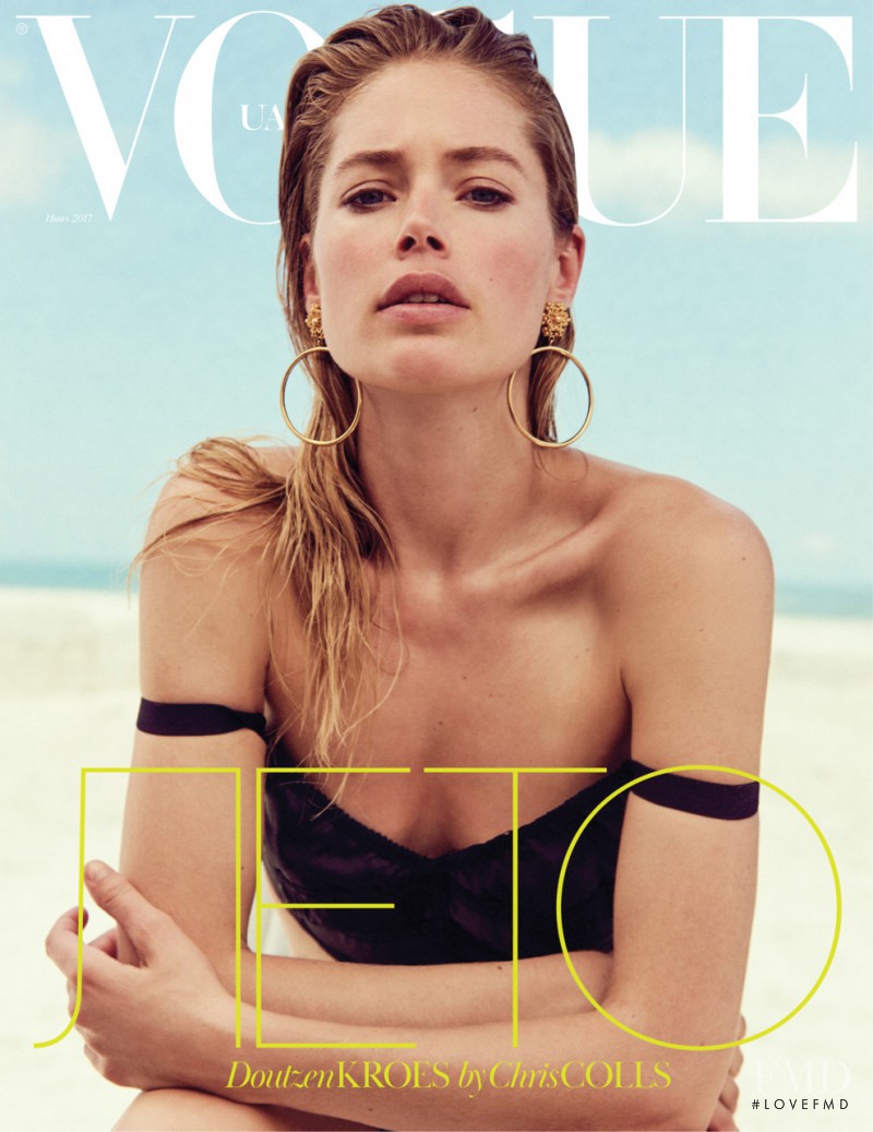 Doutzen Kroes featured on the Vogue Ukraine cover from June 2017