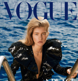 Mariam de Vinzelle in Louis Vuitton for Vogue Japan November