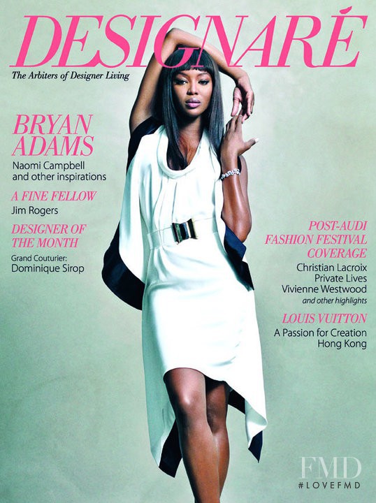 Naomi Campbell featured on the Designaré cover from July 2009