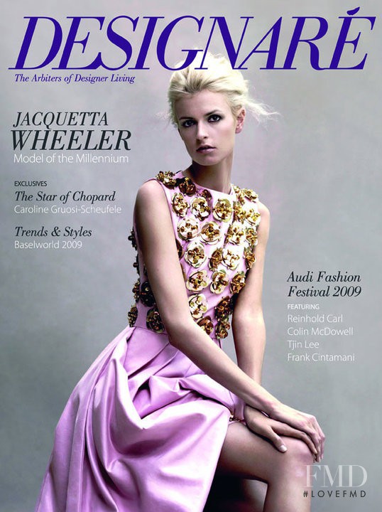 Jacquetta Wheeler featured on the Designaré cover from May 2009
