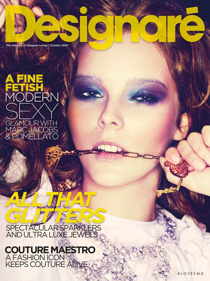 Julia Valimaki featured on the Designaré cover from October 2010