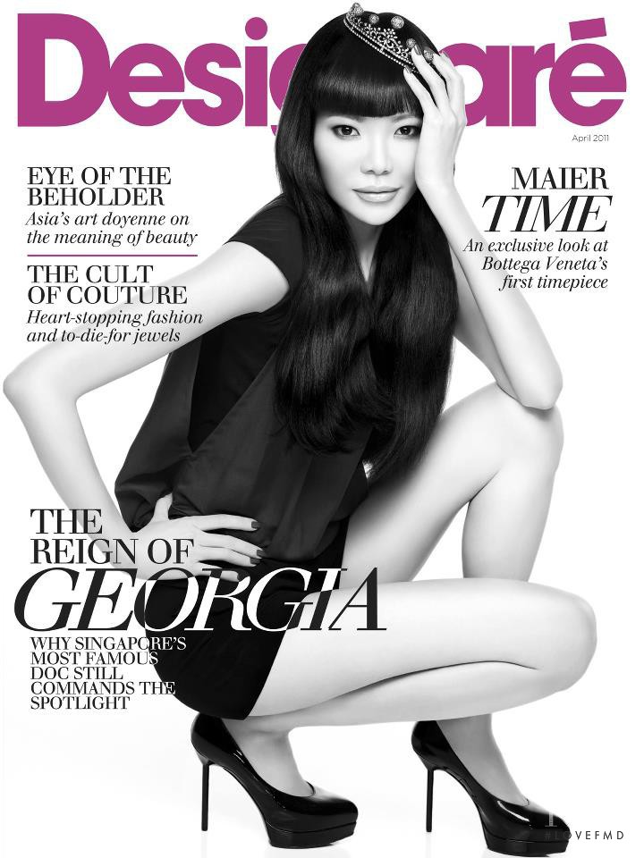 Georgia Lee featured on the Designaré cover from April 2011