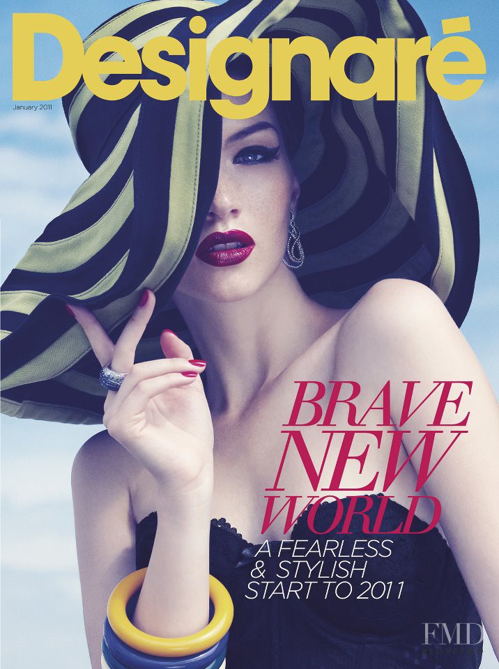 Martina Prekopova featured on the Designaré cover from January 2011