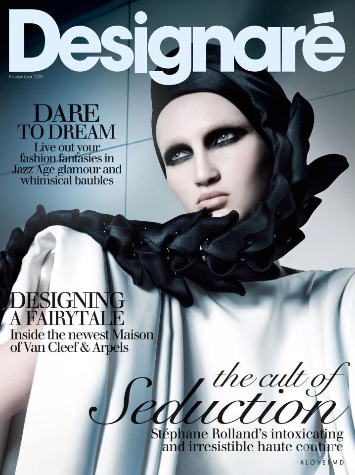 Alice Lucken featured on the Designaré cover from November 2011