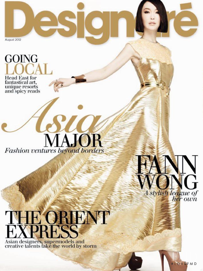 Fann Wong featured on the Designaré cover from August 2012