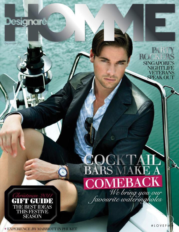  featured on the Designaré Homme cover from December 2011