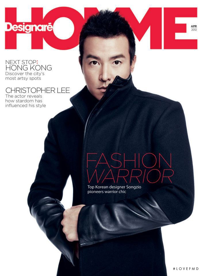  featured on the Designaré Homme cover from April 2012