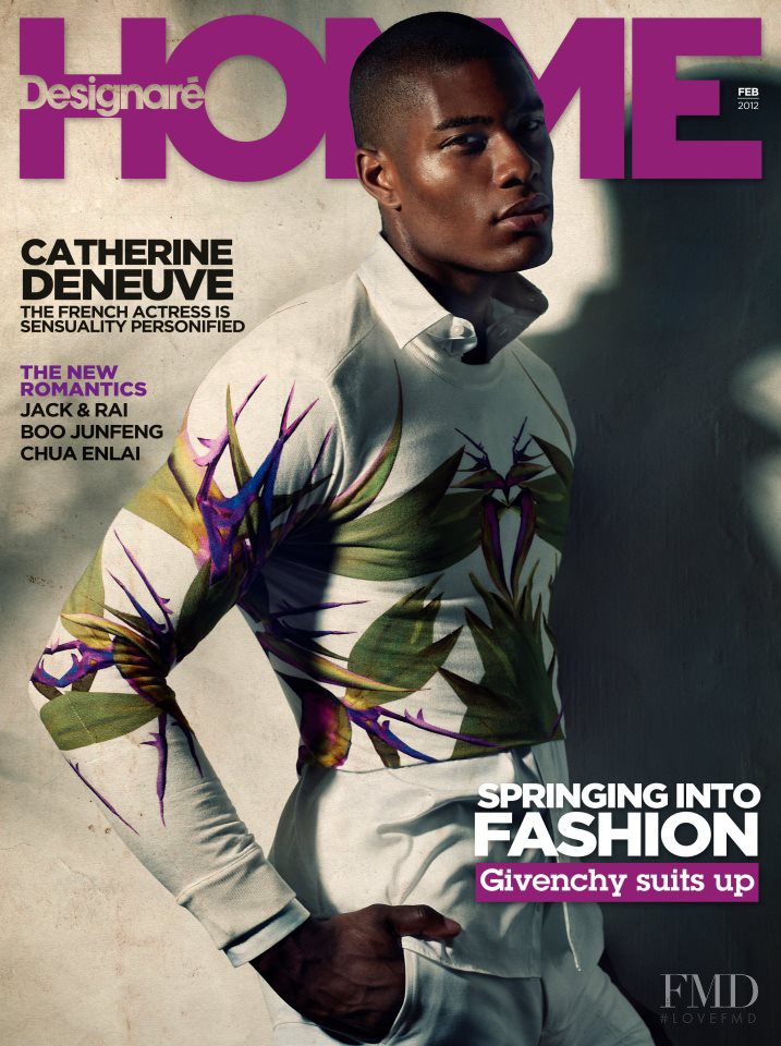  featured on the Designaré Homme cover from February 2012