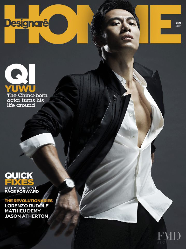  featured on the Designaré Homme cover from January 2012