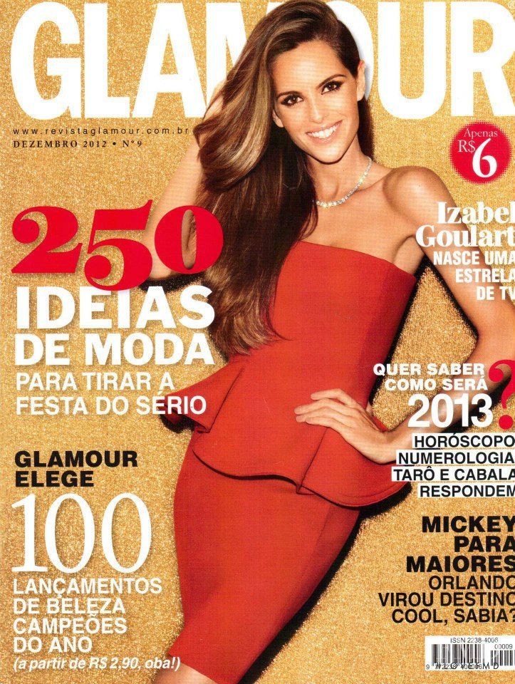 Izabel Goulart featured on the Glamour Brazil cover from December 2012