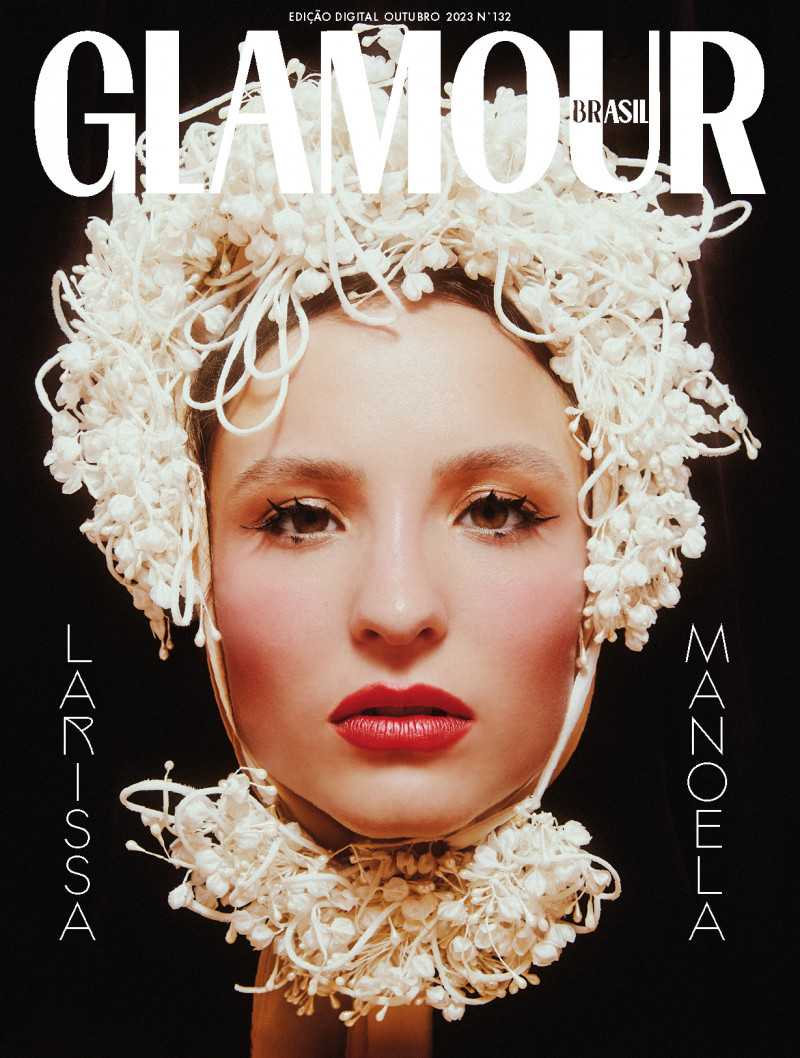 Larissa Manoela featured on the Glamour Brazil cover from October 2023