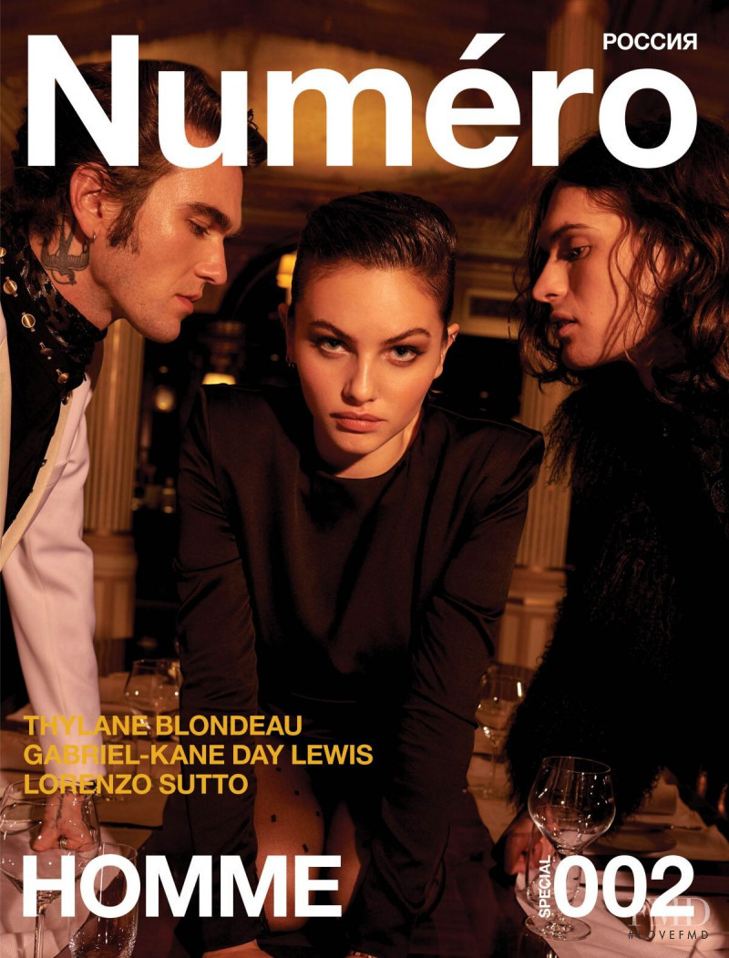 Thylane Blondeau featured on the Numéro Russia cover from January 2020
