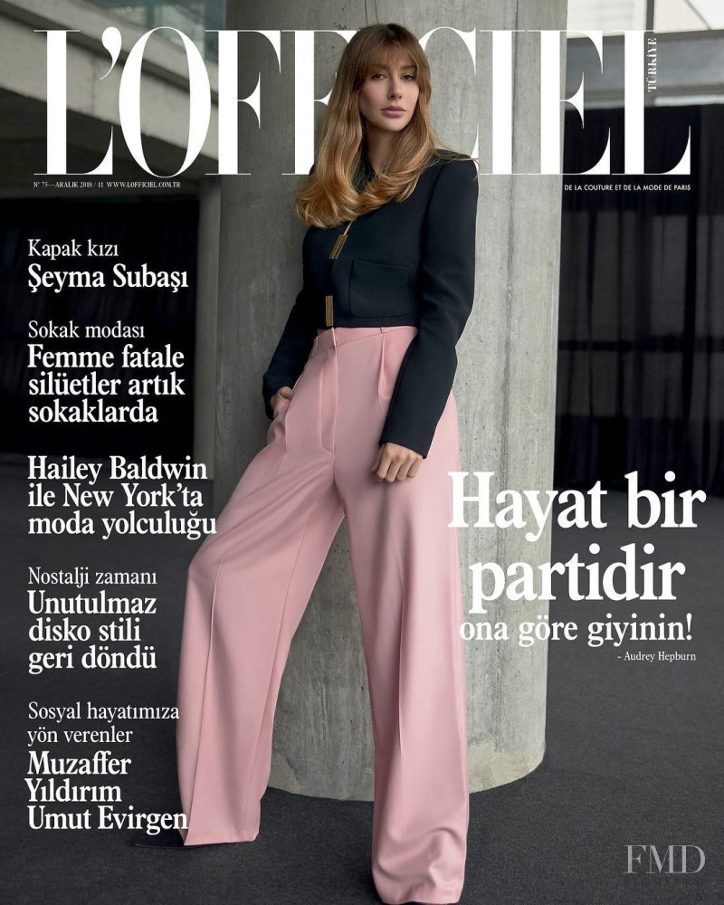  featured on the L\'Officiel Turkey cover from December 2018