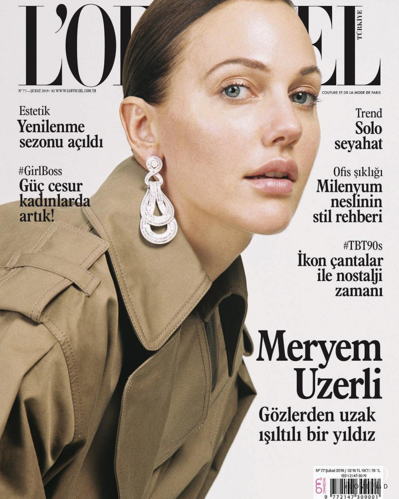  featured on the L\'Officiel Turkey cover from February 2019