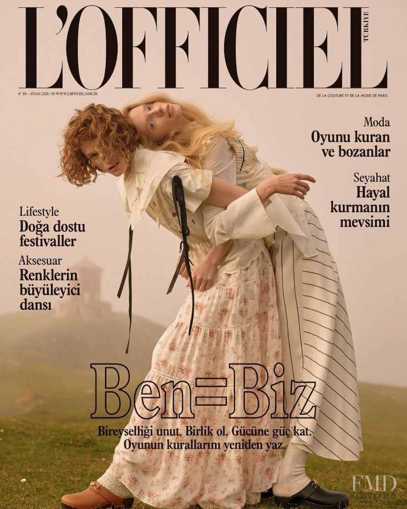  featured on the L\'Officiel Turkey cover from April 2020