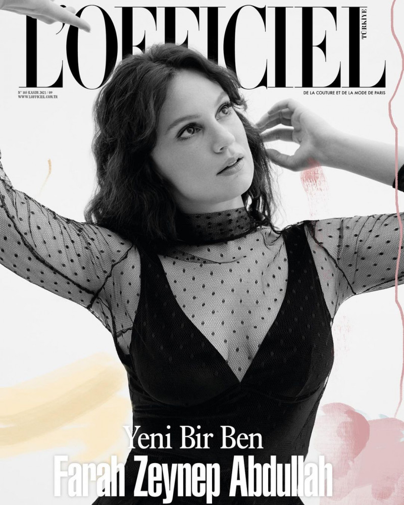 Farah Zeynep Abdullah featured on the L\'Officiel Turkey cover from November 2021