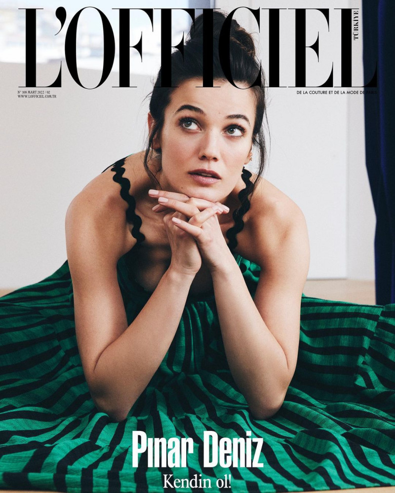Pinar Deniz  featured on the L\'Officiel Turkey cover from March 2022