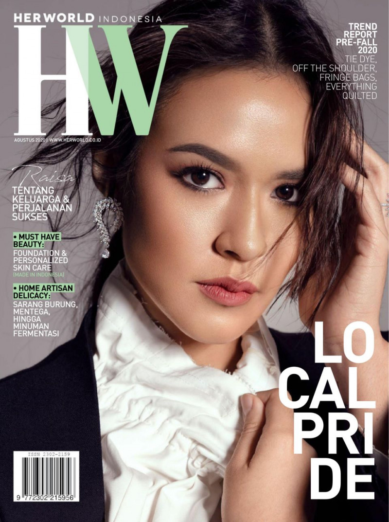  featured on the Her World Indonesia cover from August 2020