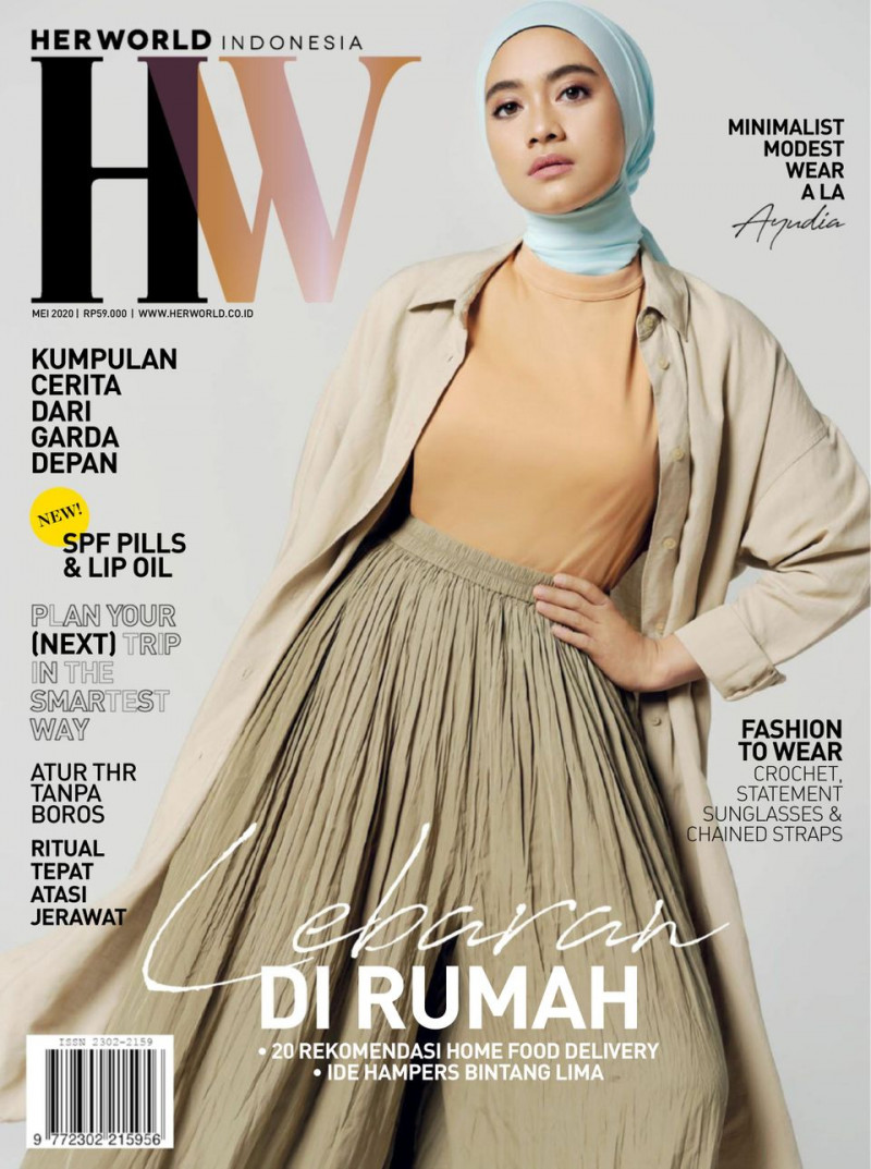  featured on the Her World Indonesia cover from May 2020