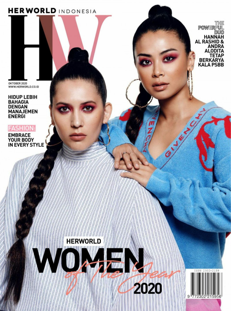  featured on the Her World Indonesia cover from October 2020