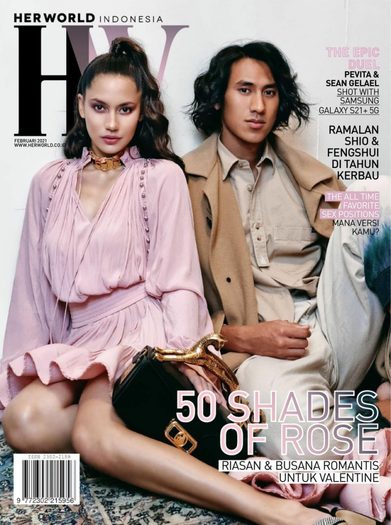  featured on the Her World Indonesia cover from February 2021