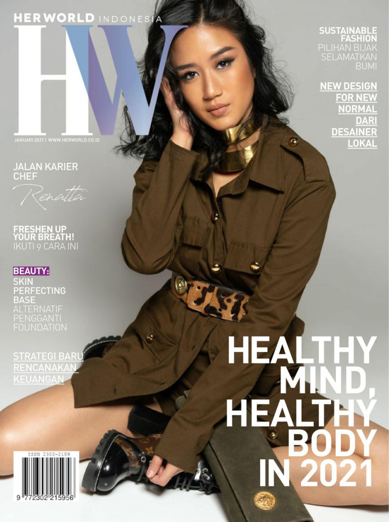  featured on the Her World Indonesia cover from January 2021