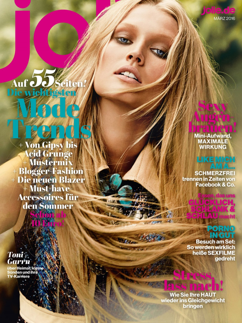 Toni Garrn featured on the Jolie cover from March 2016