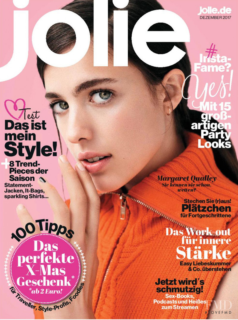 Margaret Qualley featured on the Jolie cover from December 2017