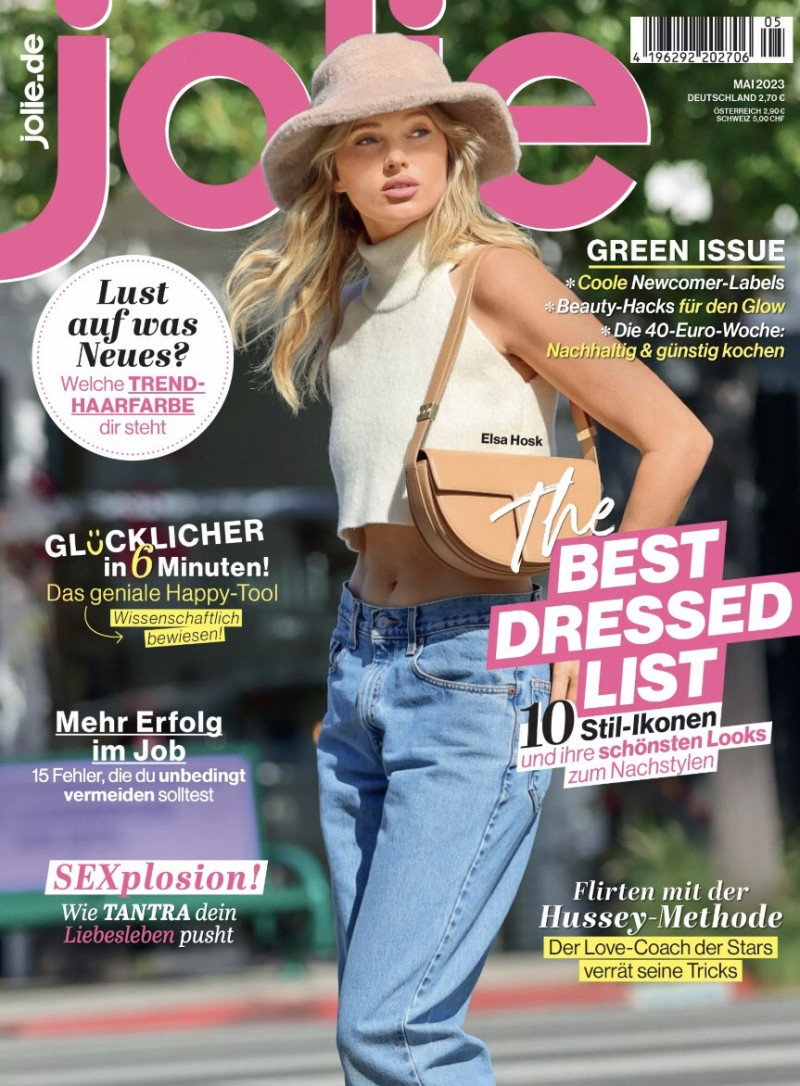 Elsa Hosk featured on the Jolie cover from May 2023