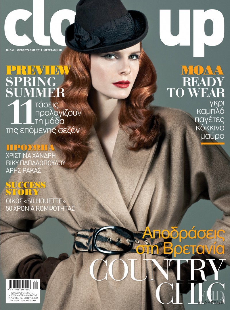 Annabelle Hopkins featured on the Close Up cover from February 2011