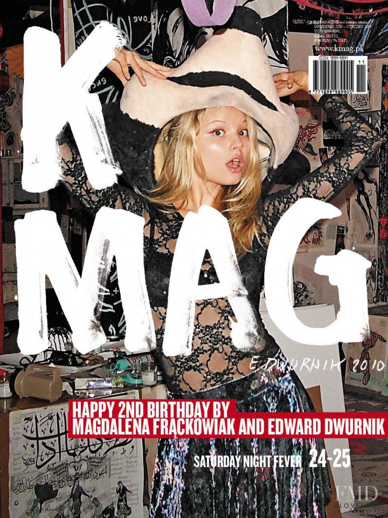 Magdalena Frackowiak featured on the K Mag cover from December 2010