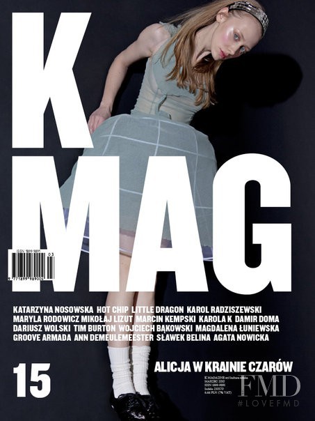 Kaja Werbanowska featured on the K Mag cover from March 2010