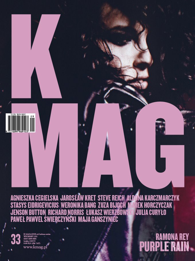 Ramona Rey featured on the K Mag cover from September 2011