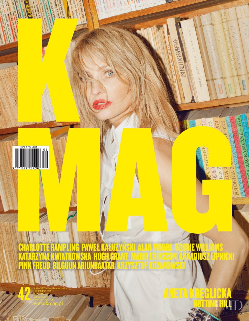 Aneta Kreglicka featured on the K Mag cover from June 2012