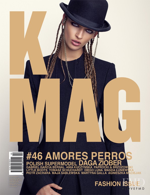 Daga Ziober featured on the K Mag cover from October 2012