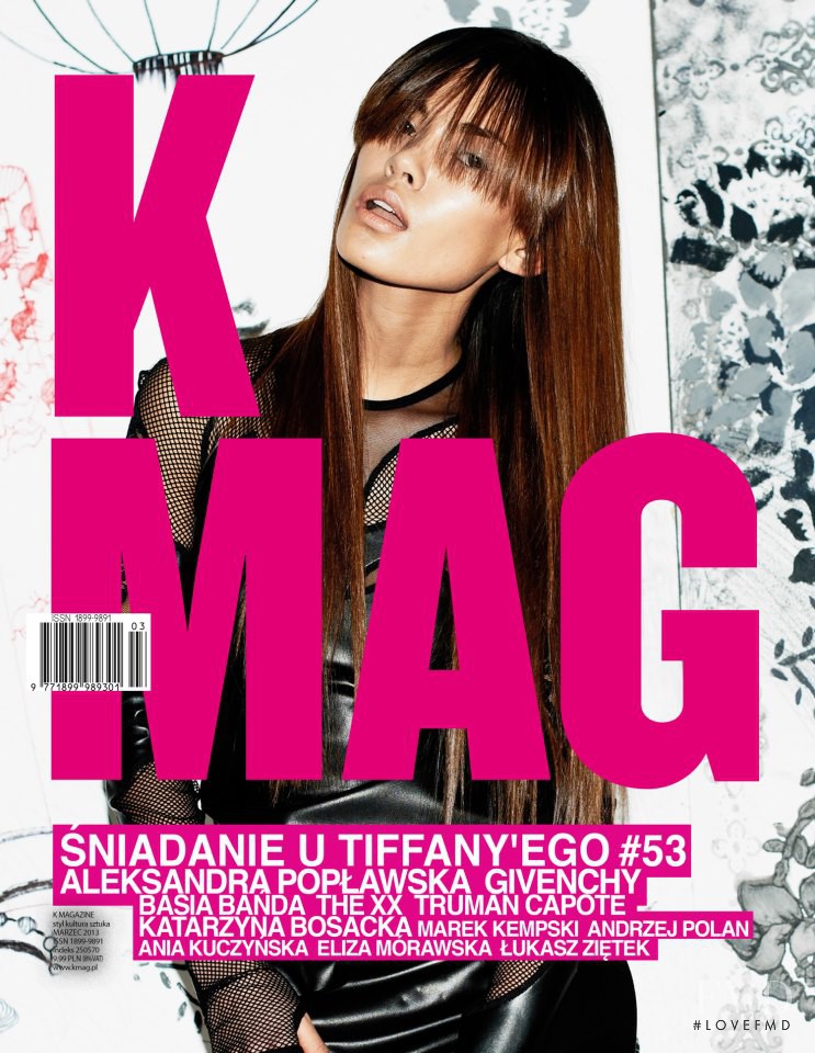 Kamila Kaftan featured on the K Mag cover from May 2013