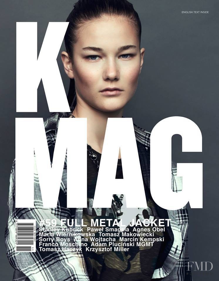 Weronika Dus featured on the K Mag cover from November 2013