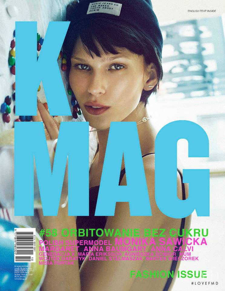Monika Sawicka featured on the K Mag cover from October 2013