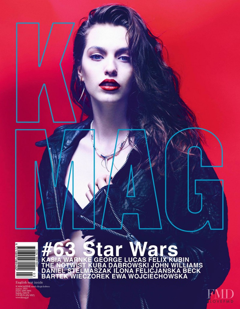 Angelika Banach featured on the K Mag cover from March 2014