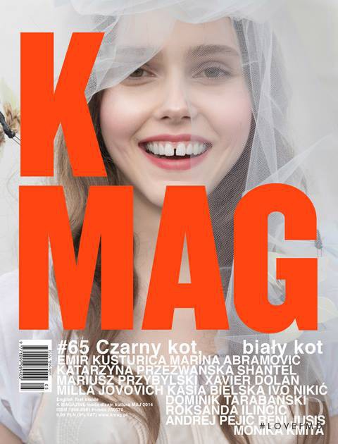Justyna Faszcza featured on the K Mag cover from May 2014