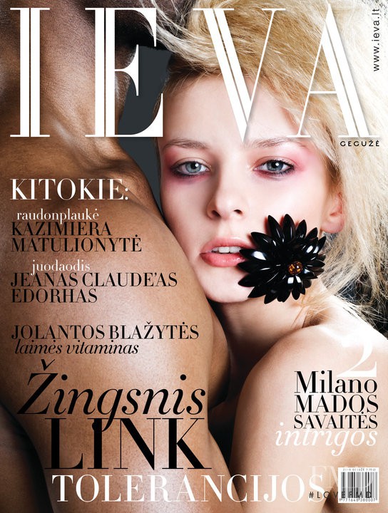 Irena Paliokaite featured on the Ieva cover from May 2010